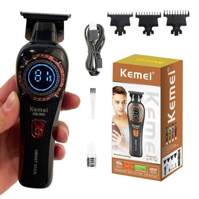 Kemei KM999 Professionelle Haarschneider Haarschneidemaschine Baber Elektrische Haarschneidemaschine Für Männer Geschenk