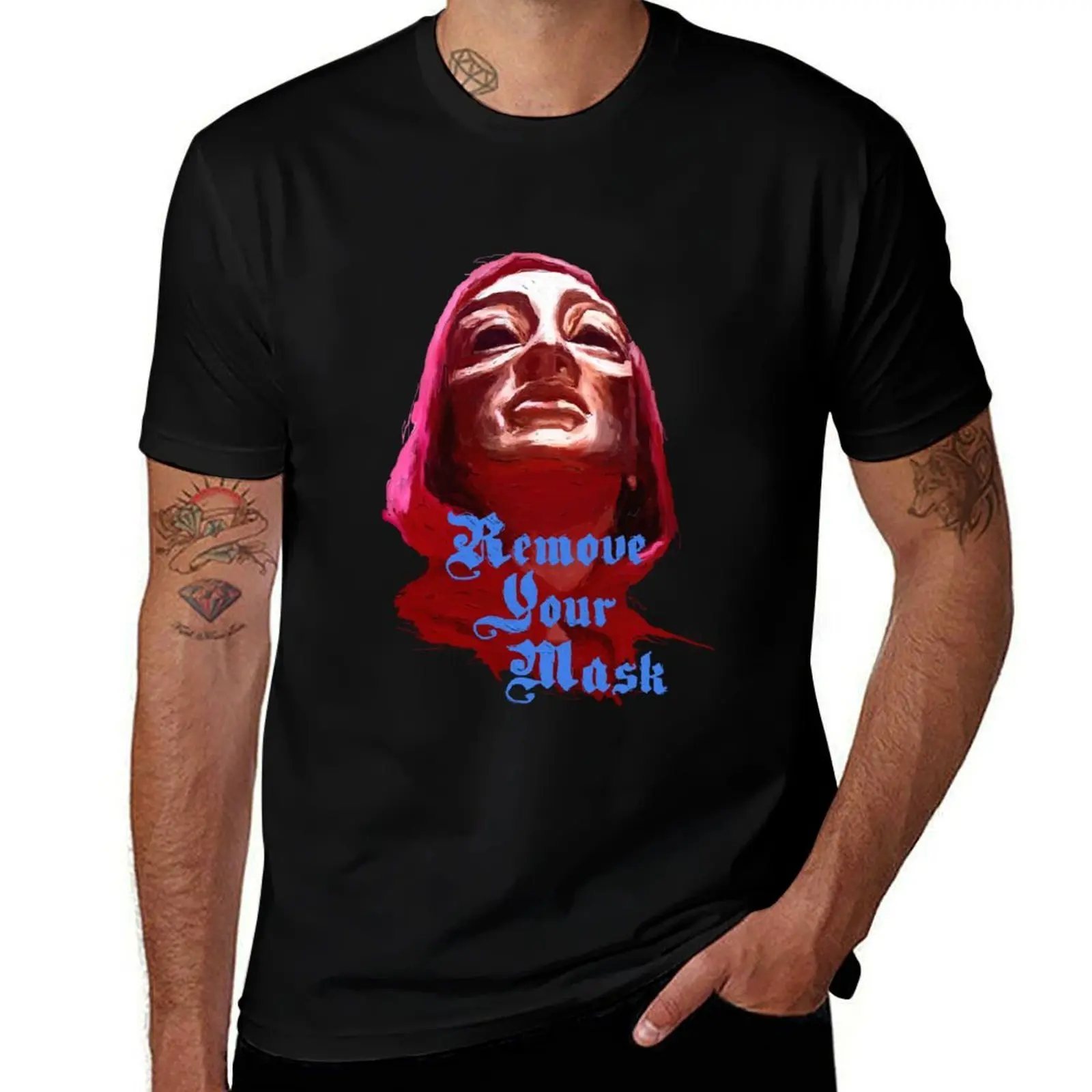 Remove Your Mask T-Shirt Casual Trendy Streetwear Tee Shirt T-Shirt