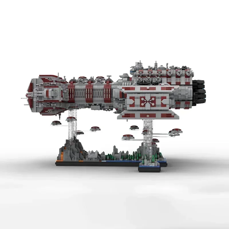 スター映画モデル Moc ビルディングレンガスタークラフト戦艦技術モジュラーブロックギフトクリスマスおもちゃ DIY セットアセンブリ