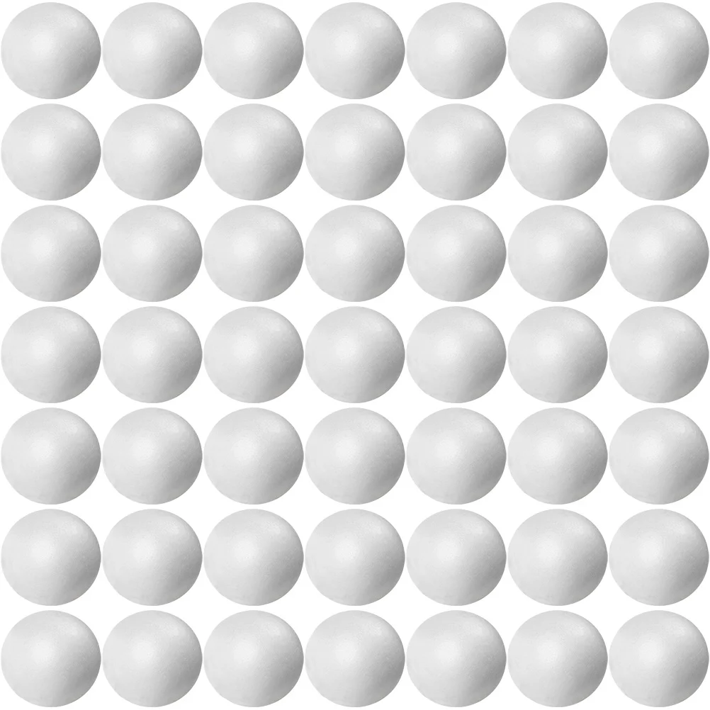Zestaw 100 szt. kulek piankowych 3 cm, okrągłe ozdoby do rękodzieła DIY, materiały do tworzenia, zabawki dla dzieci, lekkie, wielokrotnego użytku.