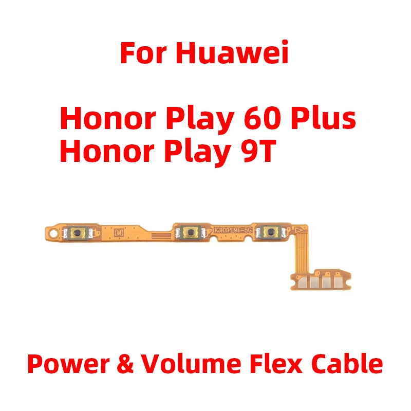 For Huawei Honor Play 60 Plus Power ON OFF Volume Camera Key Button Switch Flex Cable Replacement