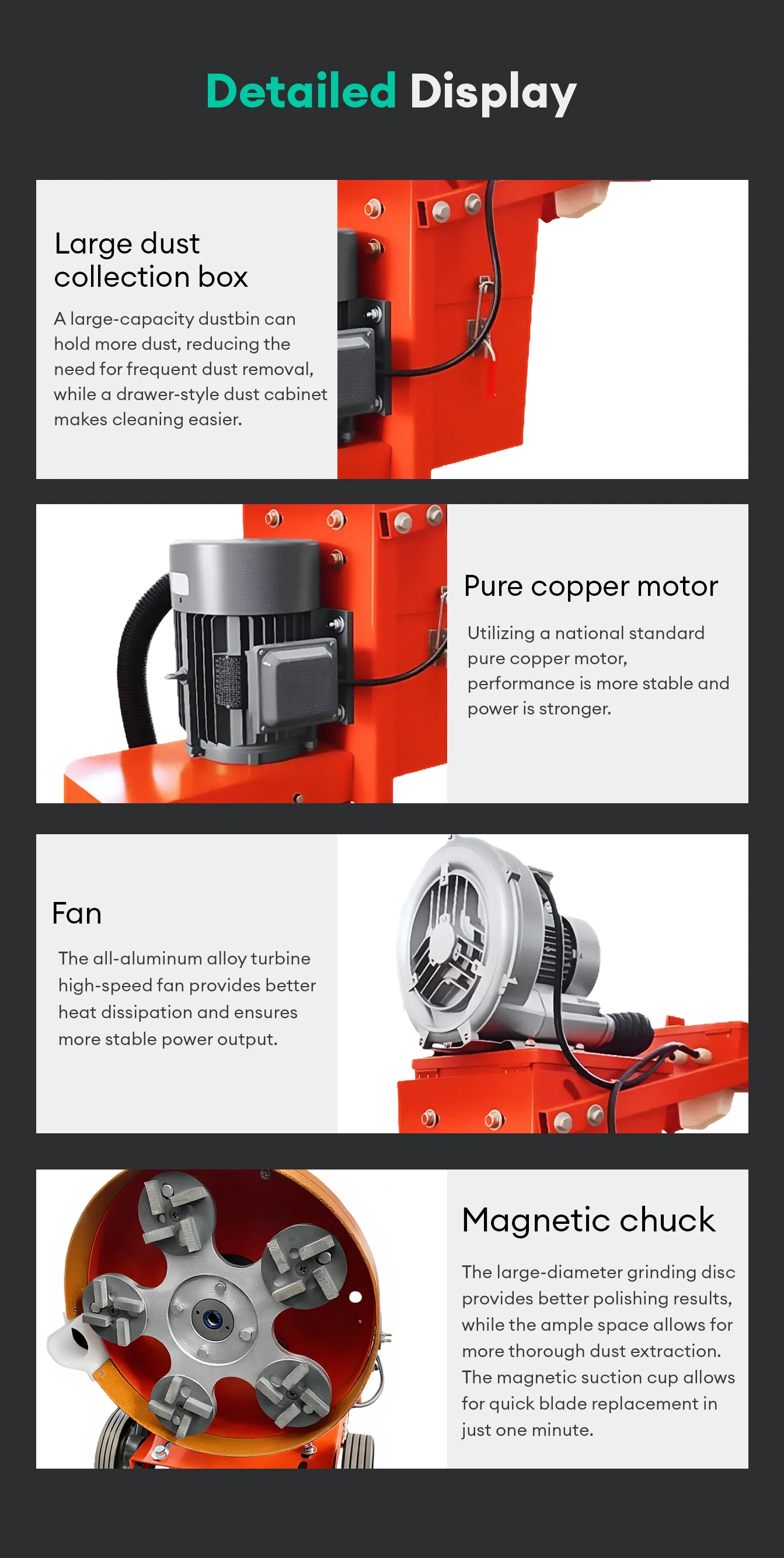 Industrial Heavy Duty Concrete - огляд і ціна Floor Grinding Machine