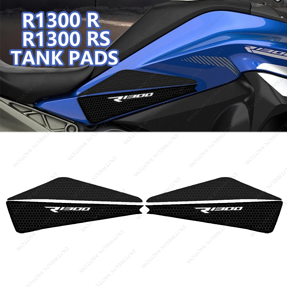 

Для BMW R1300 R R1300RS R 1300R/RS 2025 2026, аксессуары, накладка на бак, нескользящая боковая накладка на топливный бак, водонепроницаемая резиновая наклейка
