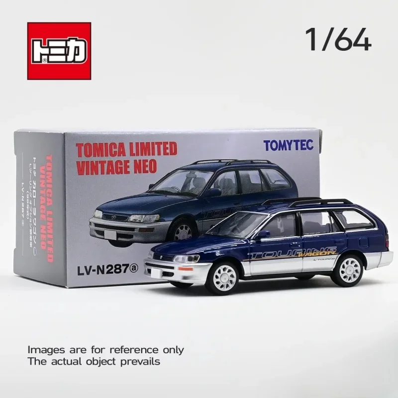 TOMICA TLV 1:64 LV-N287a Toyota Corolla Can, alloy die-cast static miniaturized car Tide play model, boy toy holiday gift.