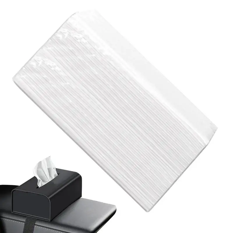 Car Tissue Refill Packs Double Layer Tissue Boxes Hanging Sun Visor Paper Artificial Napkin Refill Car Tissue Travel Size