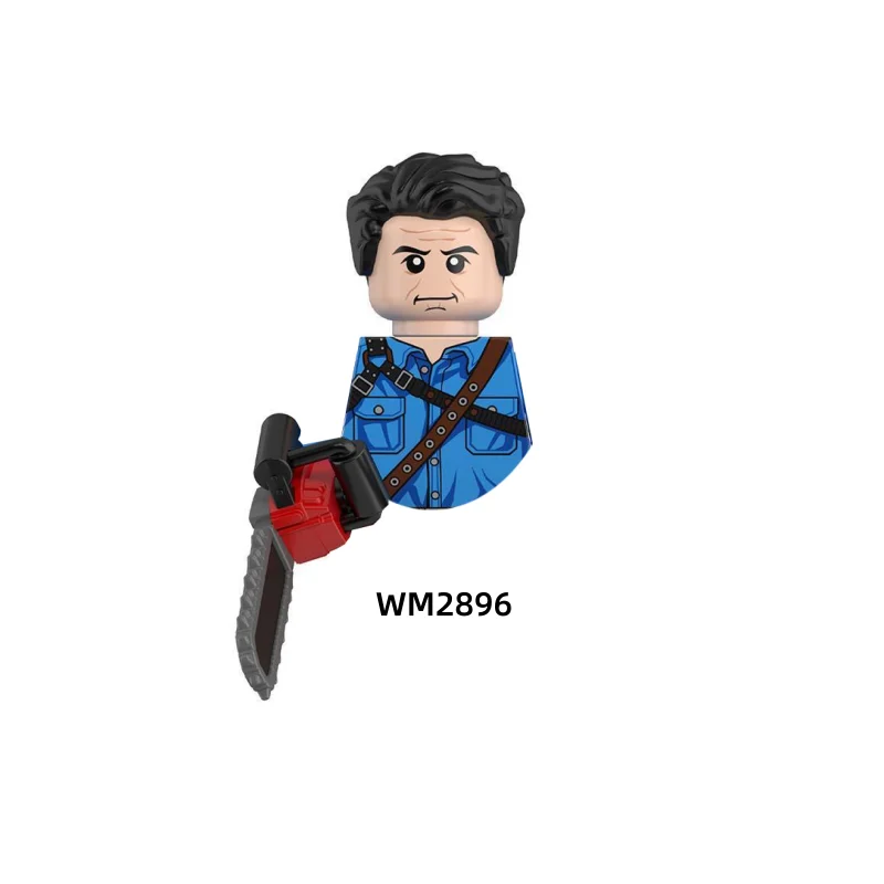 Horror Movie Character Selling Pumpkin Man Witch Vampire WM6205 X0341 Action Figure Building Blocks Accessories Model Toys Gifts