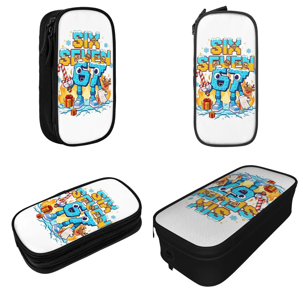 Steal A Brainrot 67 Six Seven Pencil Cases Pencil Pouch Pen Holder Student Large Storage Bags School Supplies Gifts Stationery