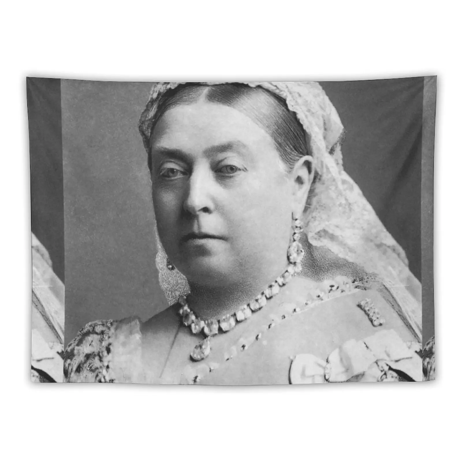 Queen Victoria, of England Tapestry Room Decoration Aesthetic Aesthetic Room Decoration On The Wall Tapestry