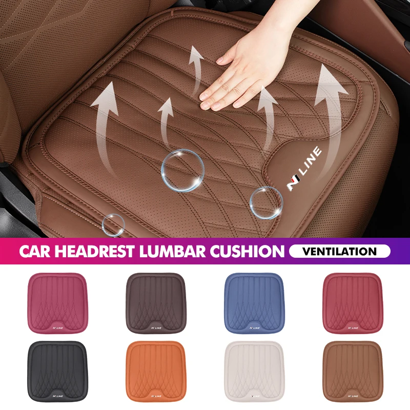 

Car Neck Headrest Pillow Rest Head Support Cushion Lumbar For Hyundai N Line Tuscon NX4 I20 I30 I10 Sonata Elantra