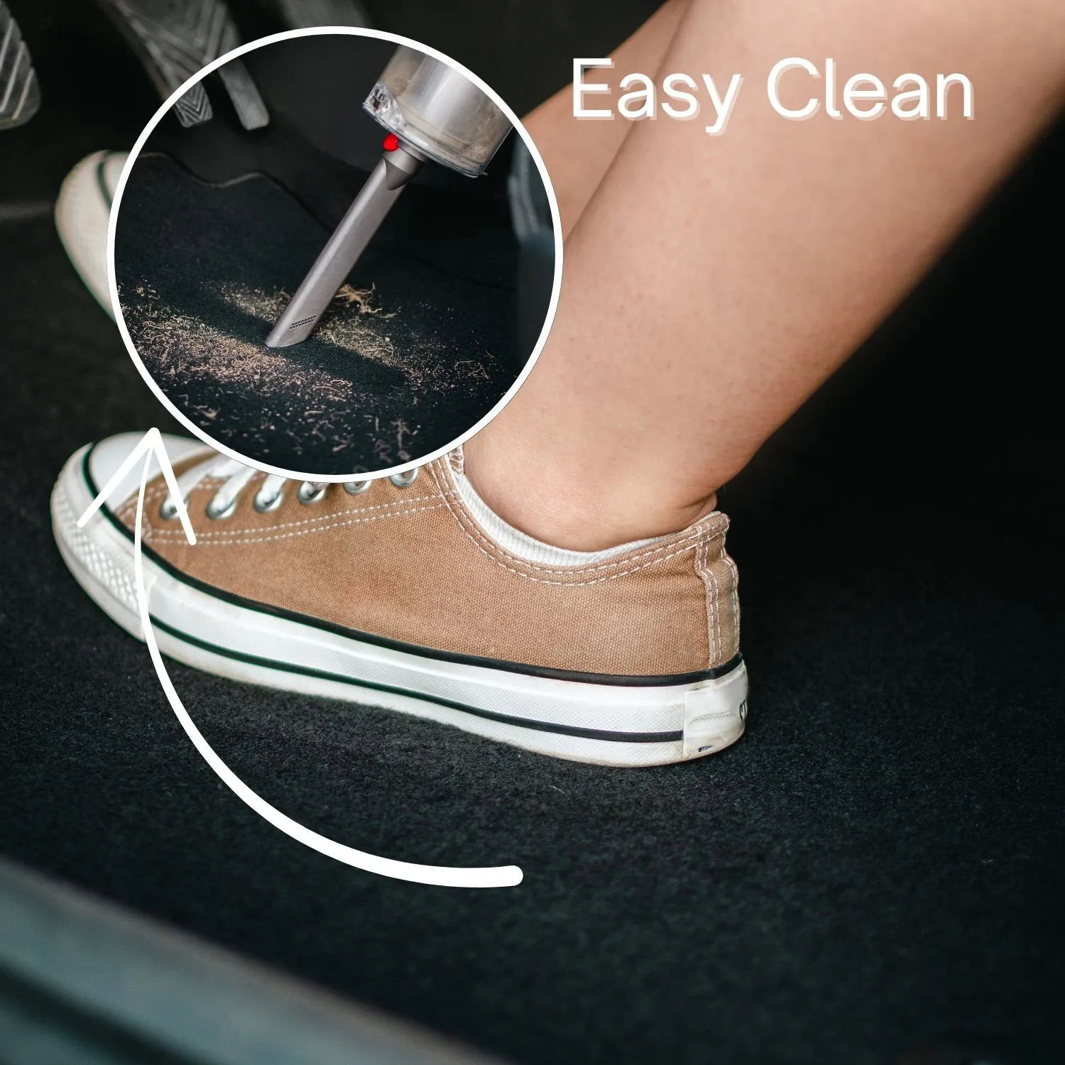 Картина 5: Велюровые коврики передние для внедорожника Hyundai Terracan (2001-2006) -Черные (2 шт)