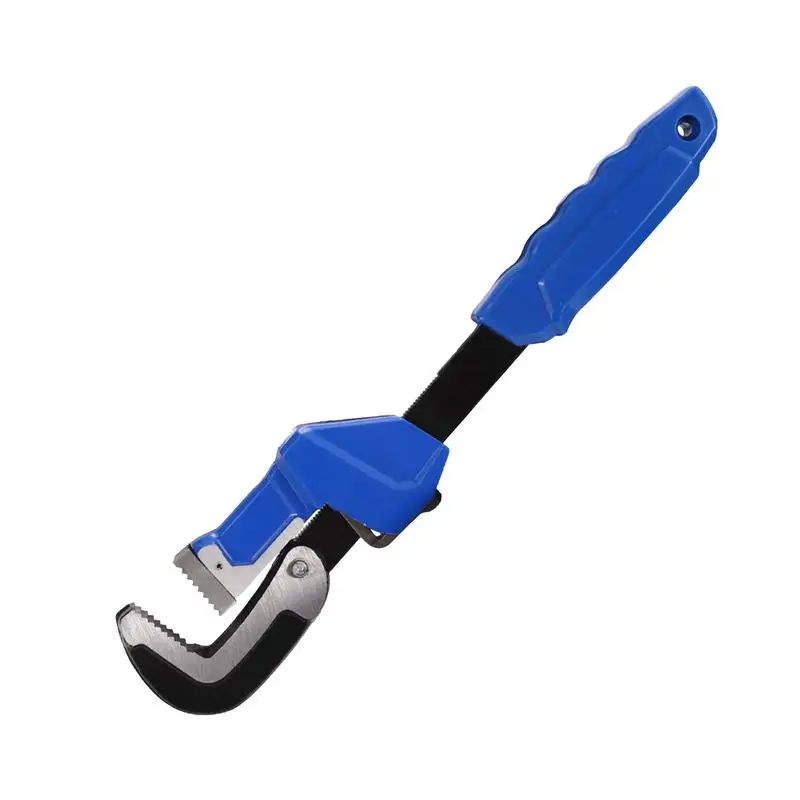 

Smooth Jaw Pipe Wrench 14-Inch Aluminium Alloy Garden Pipe Wrench Offset Pipe Wrench Heavy Duty Small Pipe Wrench Plumbing