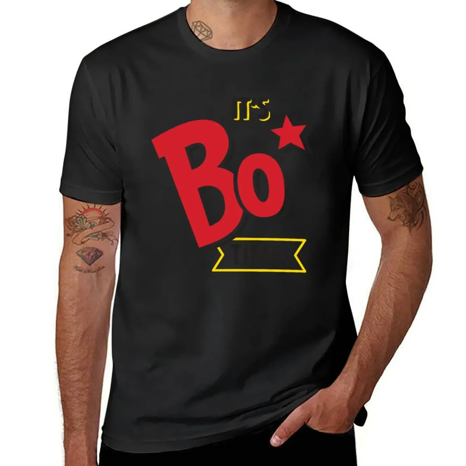 It's Bo Time! - Bojangles (Black Text) 1 T-Shirt shirts graphic anime stuff korean fashion man clothes clothing for men