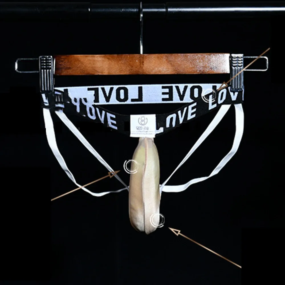 Slip Intimo Trasparente Aderente Sissy String Thong Accessori Comodi per Uomo in Nylon Pratico