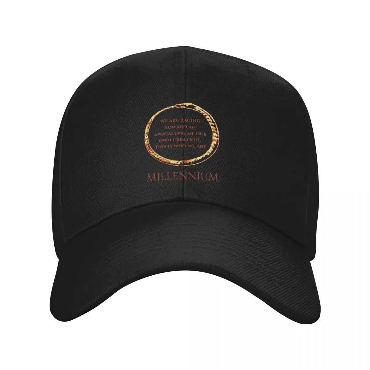 Millennium Ouroburus - We are racing toward an apocalypse of our own creation. This is who we are Baseball Cap