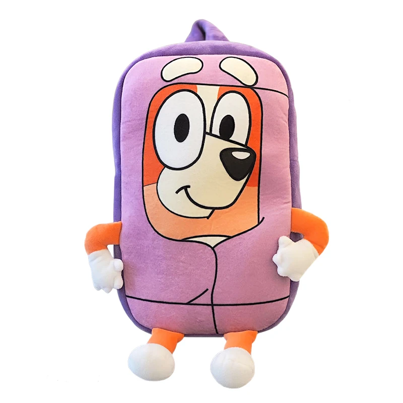 Cartoon Bluey Family Cosplay Kindergarten Children\'s Schoolbag Anime Backpack Kawaii Blue Orange Dog Backpack Children\'s Gifts