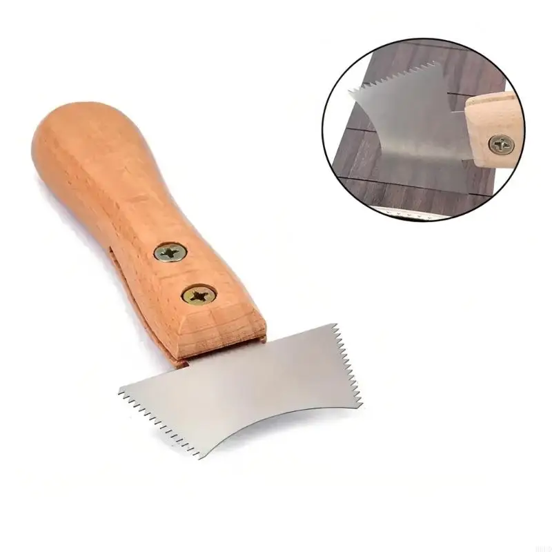Gitaar fret slot bestand gitaar frets schraper houten chip reinigingsgereedschap doorgaan met 69hd