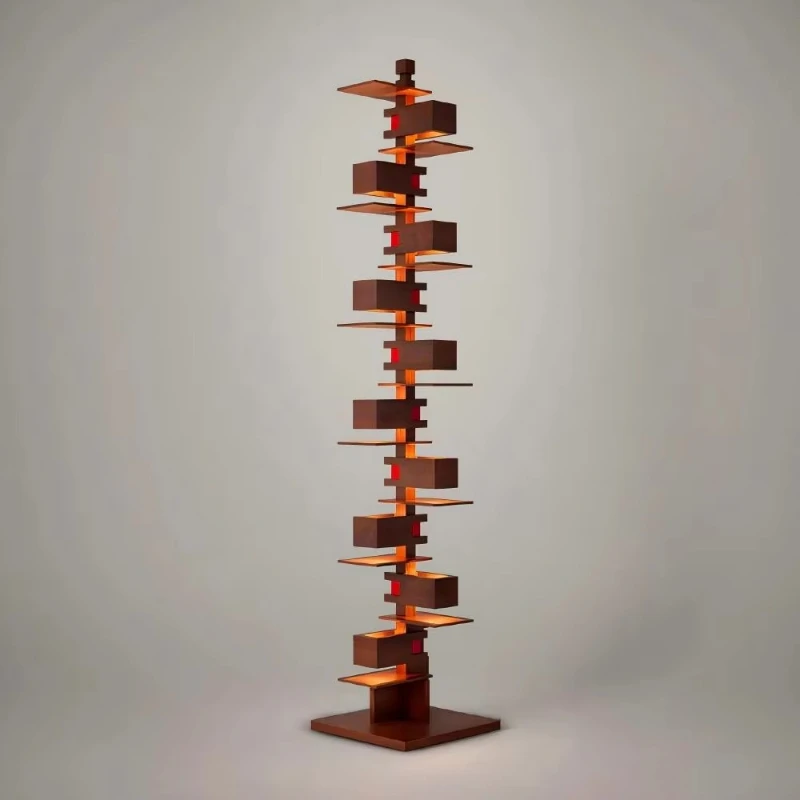 الشمال المعاصر تصميم فاخر بسيط الفن الحديد ضوء الباعثة للضوء ديود مصباح أرضي غرفة المعيشة الحديثة غرفة نوم فندق فيلا قاعدة