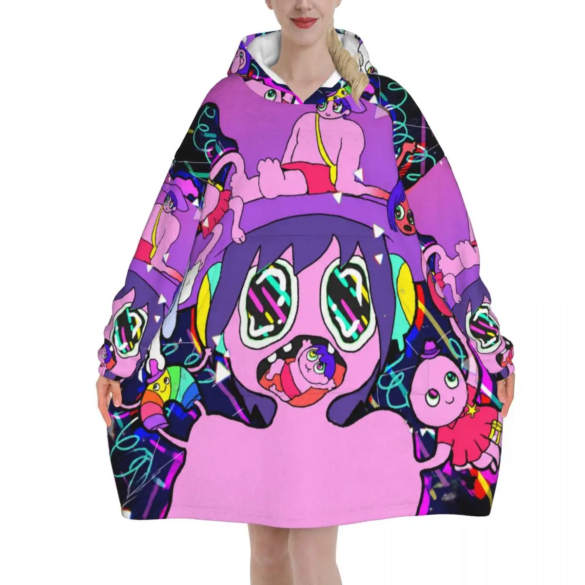 Midnights Gospes Blanket Hoodie Oversized Wearable Sweatshirt Blanket Warm Gifts for Women Girls Girlfriend