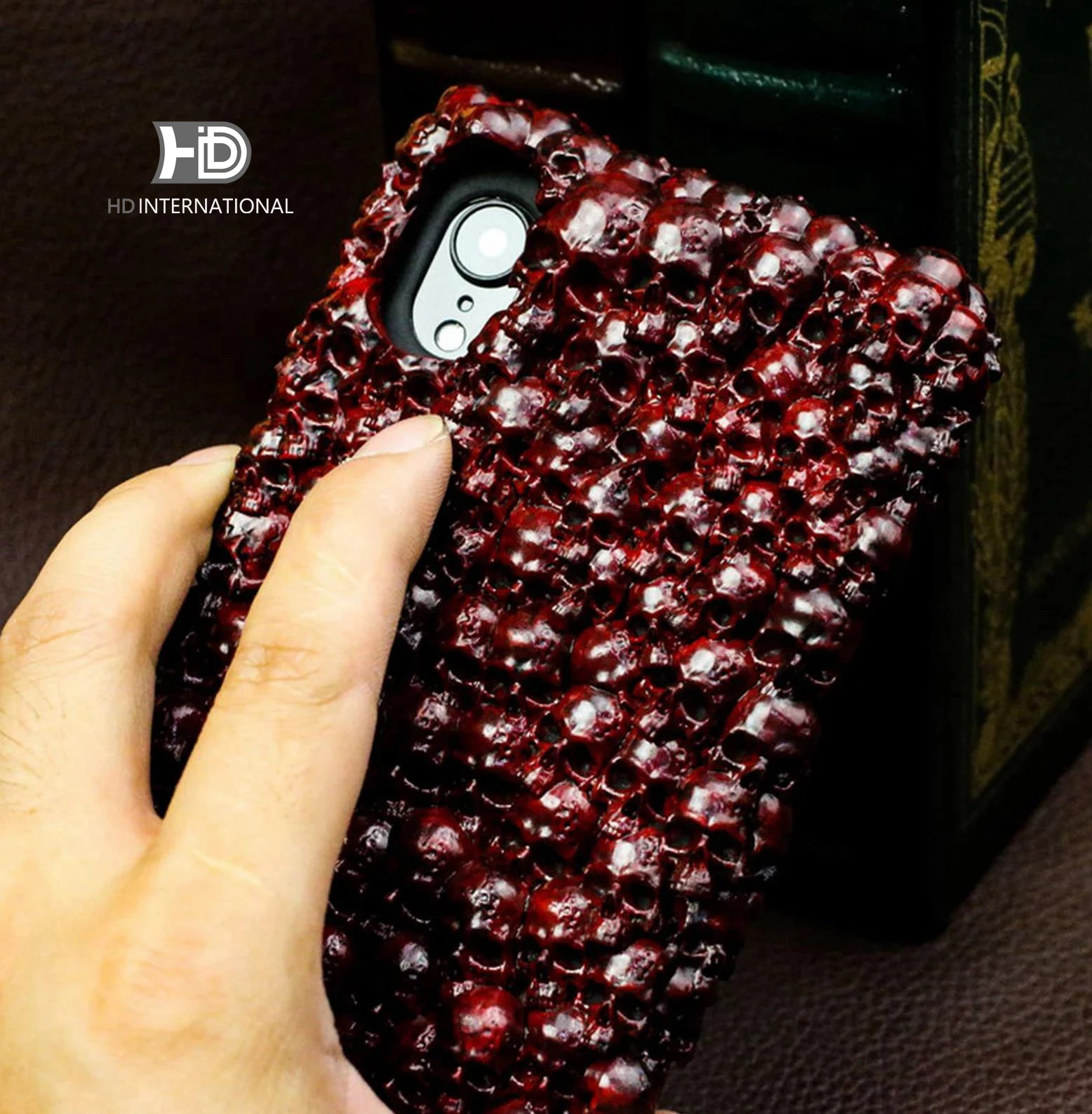 iPhone13 case,skull phone case,many skull phone case,bone phone case,scary phone case,red iPhone case,All phone models can be cu