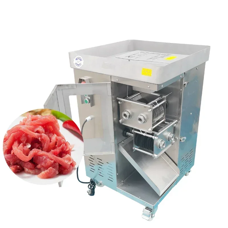 Commercial Meat Slicer Meat Strip Cutting Machine Knife Set Detachable Electric Shredded Meat Machine
