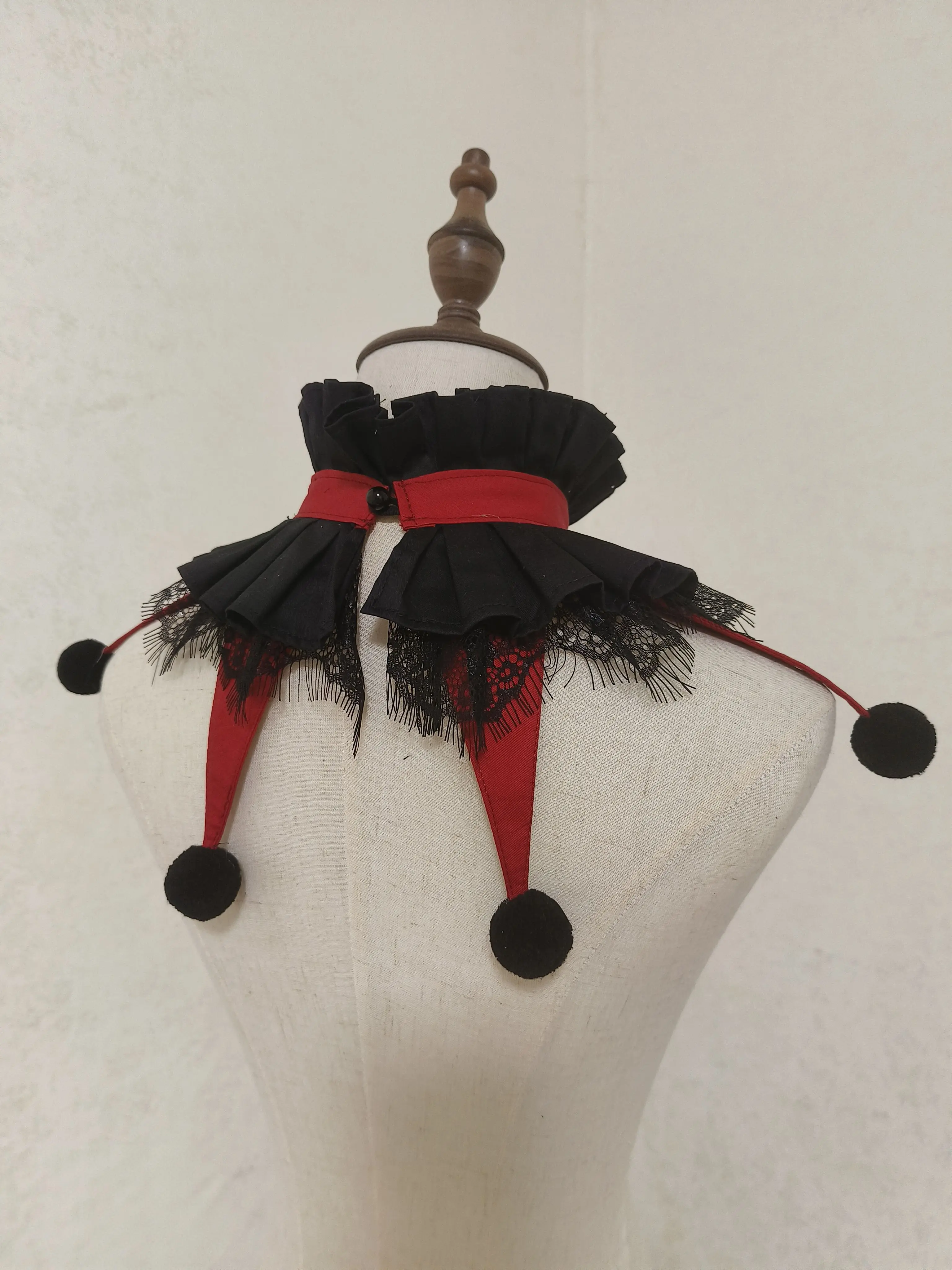 لطيف خرافة نمط مهرج الياقة تأثيري الياقات راف هالوين Chocker