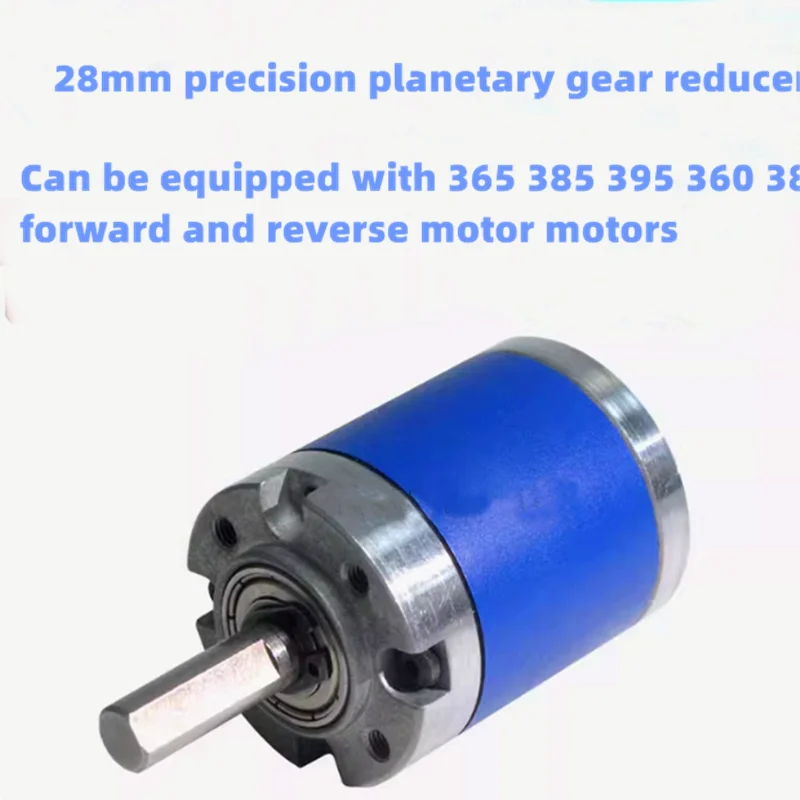 28mm Precision Planetary Gear Reducer Can Be Equipped with 365 385 395 360 380 Forward and reverse Motor 5to1 25to1 100to1 ESP32