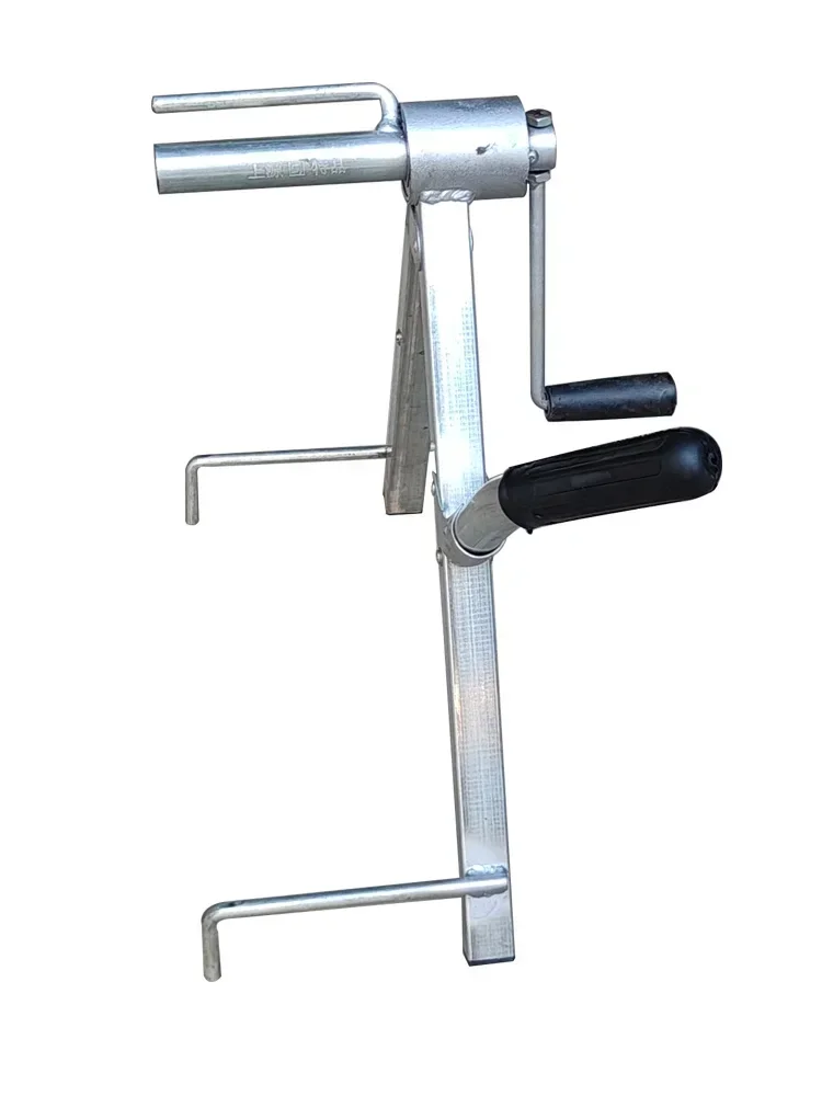 Máquina de carretel de mangueira portátil, enrolador manual de mangueira de fogo, dobrável, mangueira de água agrícola, rack de enrolamento de artefato