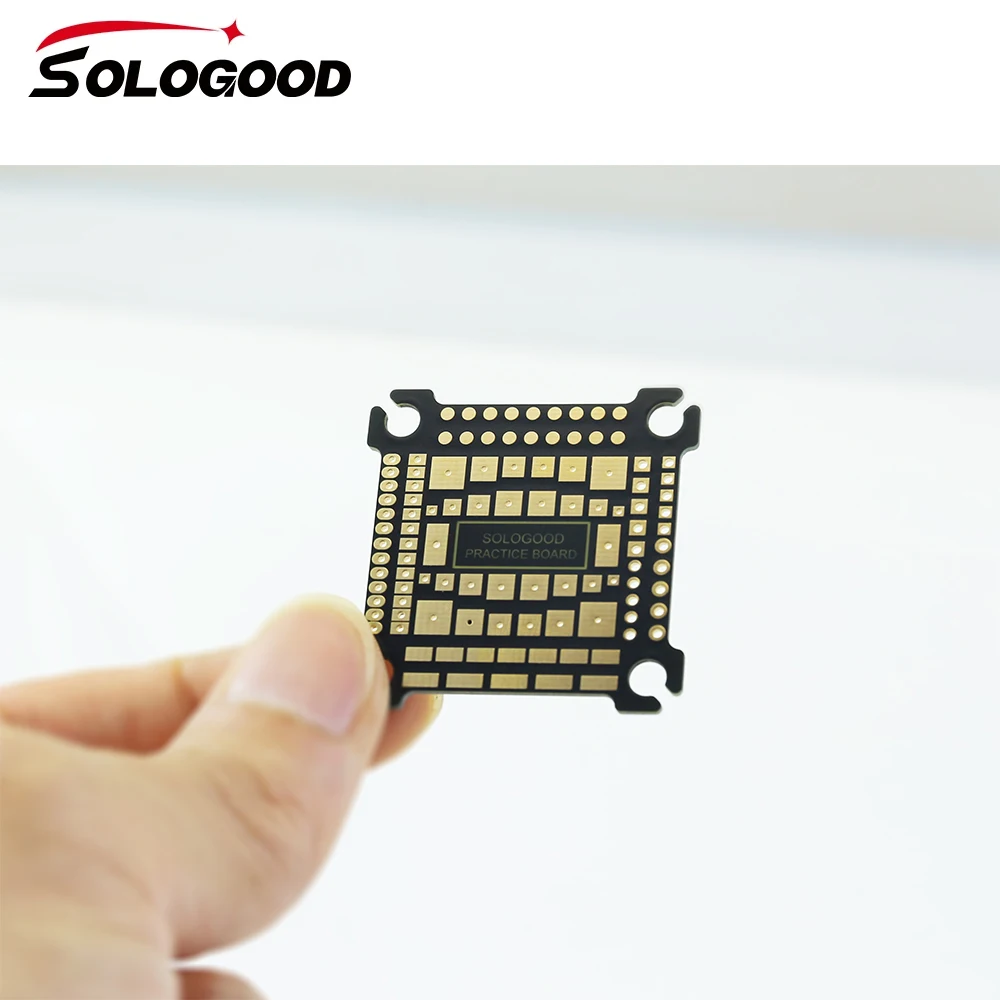 SoloGood  Soldering Practice Board 30.5*30.5mm 1:1 FC reduction for FPV Beginner New Pilots Improving Soldering Level DIY Parts