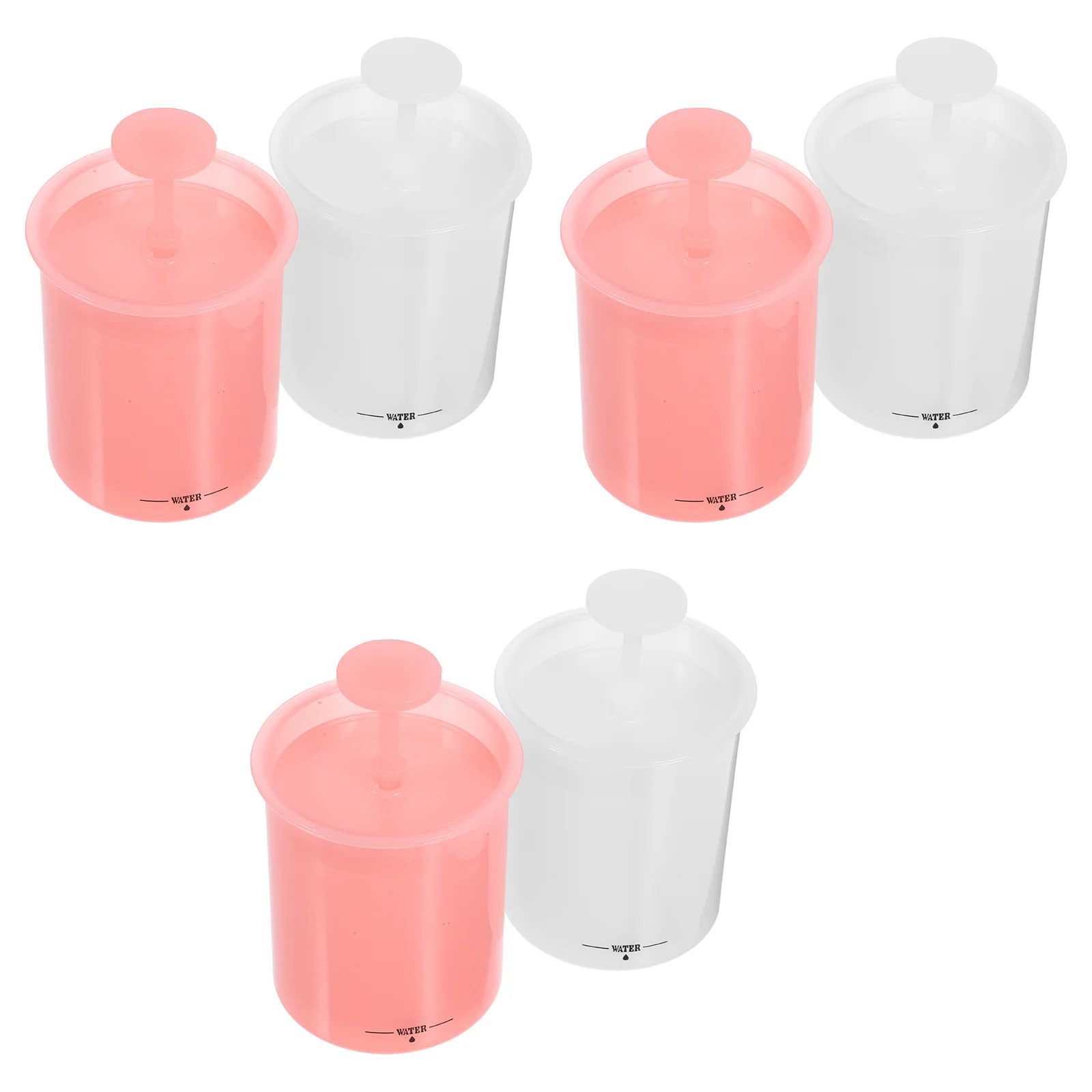 6 Pcs Skincare Facial Cleanser Foamer Hand Soap Dispenser Plastic Foams Maker Cup Face Wash Frother Simple