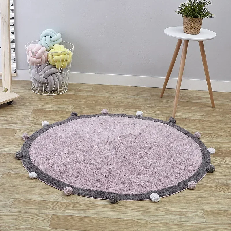 

Multifunction Modern Cotton Fluffy Rug Carpets Washable Tufted and Woven for Home Living Room Picnic Camping