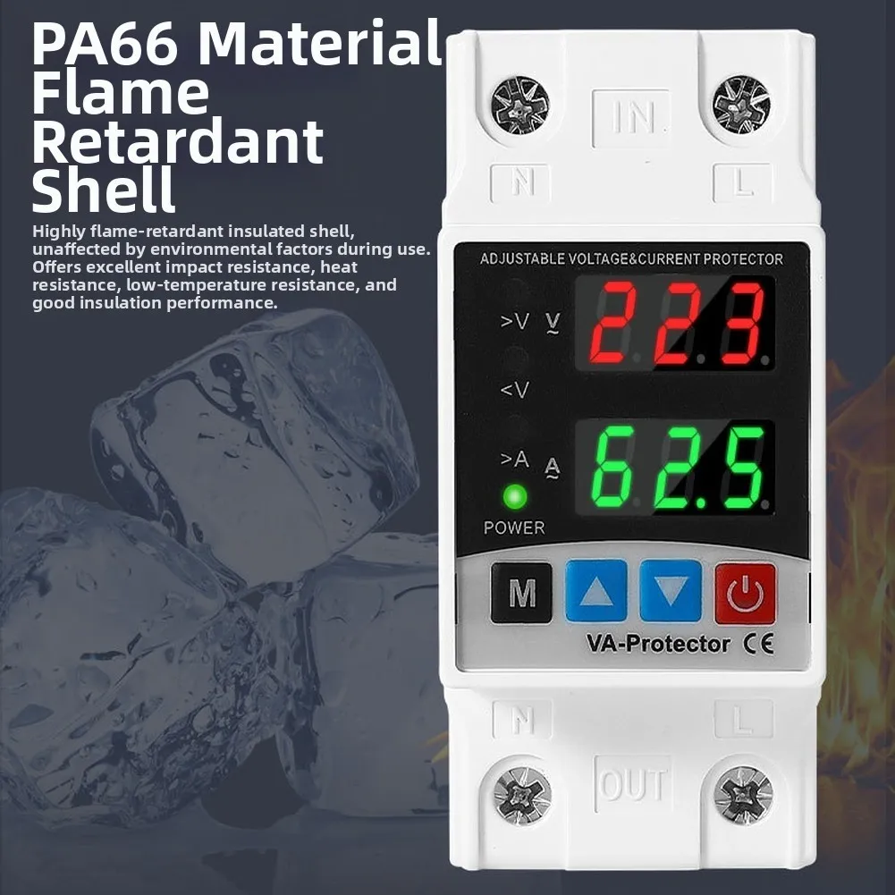 

Digital Circuit Breaker 40A/63A With Self Reset And Delay Protection Features For Safe And Reliable Household Electrical Use