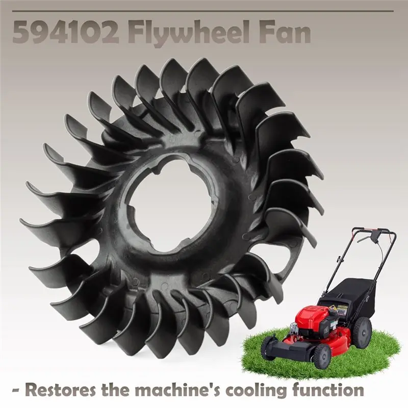 Engine Replacement Flywheel Fan 594102 For Briggs& Stratton Models 093J00 093J02 103M02 104M02 104M05 104M0B-AB09