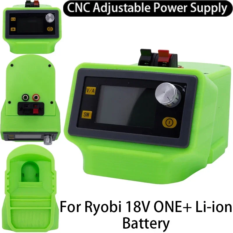 

CNC adjustable DC regulated power supply for Ryobi 18V ONE+ Li-ion battery adapter buck-boost adjustable power supply