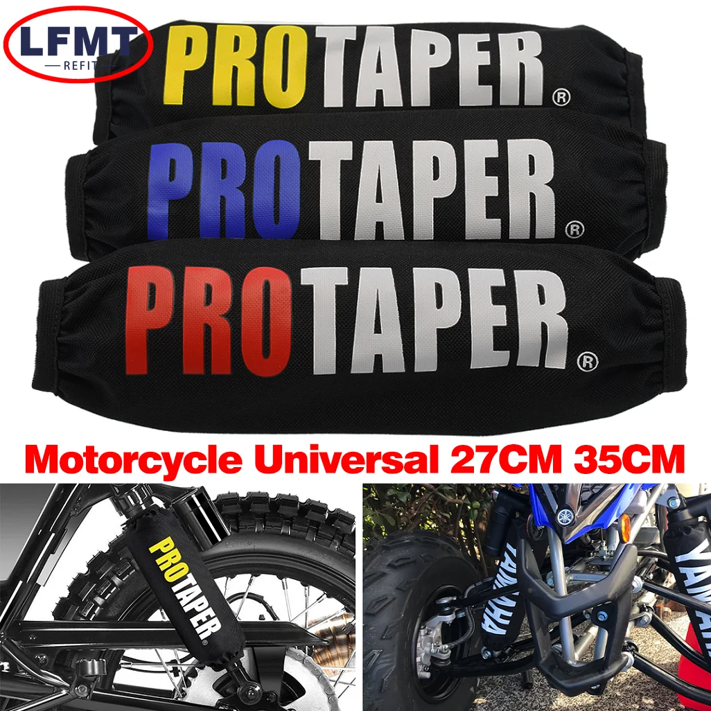 

27CM 35CM Front Rear Shock Absorber Suspension Protector Cover For Go Kart Motorcycle ATV Quad scooter Dirt Pit Bike Universal