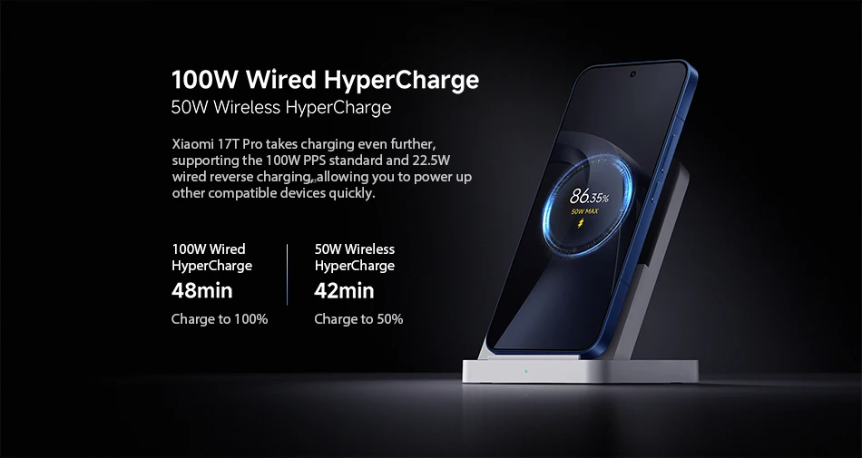 Global Version Xiaomi 17T Pro Smartphone 6.83" 144Hz eye-care AMOLED display MediaTek Dimensity 9500 NFC 7000mAh