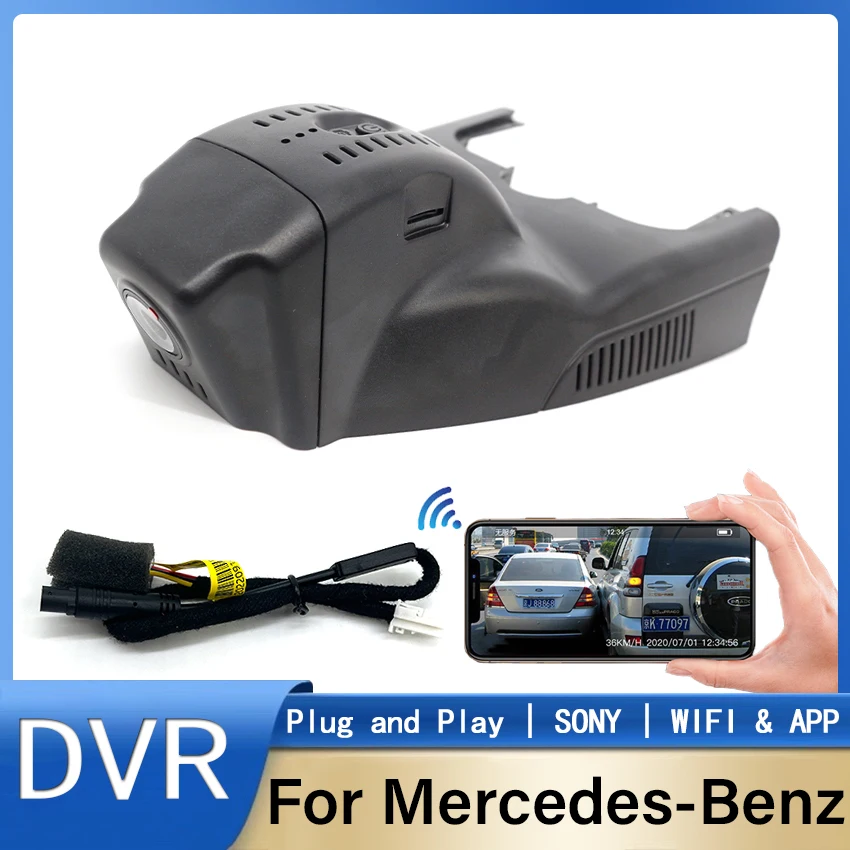 

HD 1080P Plug and play Hidden Car DVR WIFI Camera DashCam For Mercedes-Benz CLA 200 CLA200 w117 x156 A Class w176 w177 A200 A250