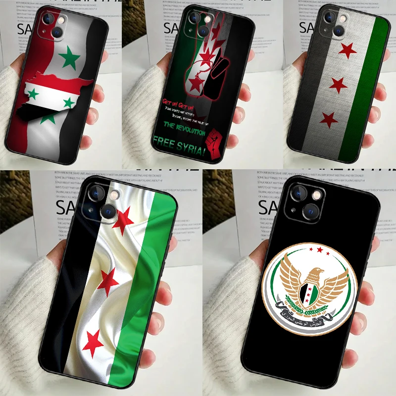 Coque drapeau de la Syrie pour Honor Magic 8 5 6 7 Lite X9a X9b X9c X9d X8b X8c Win RT 50 70 90 200 400 Pro