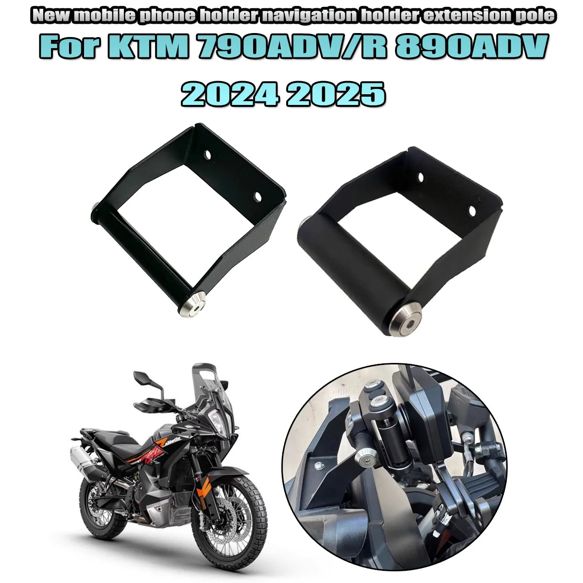 

Motorcycle Accessorie Mobile Phone Holder Stand GPS Navigation Bracket Fit For KTM 890 ADV Adventure R 790ADV 890ADV 2024 2025