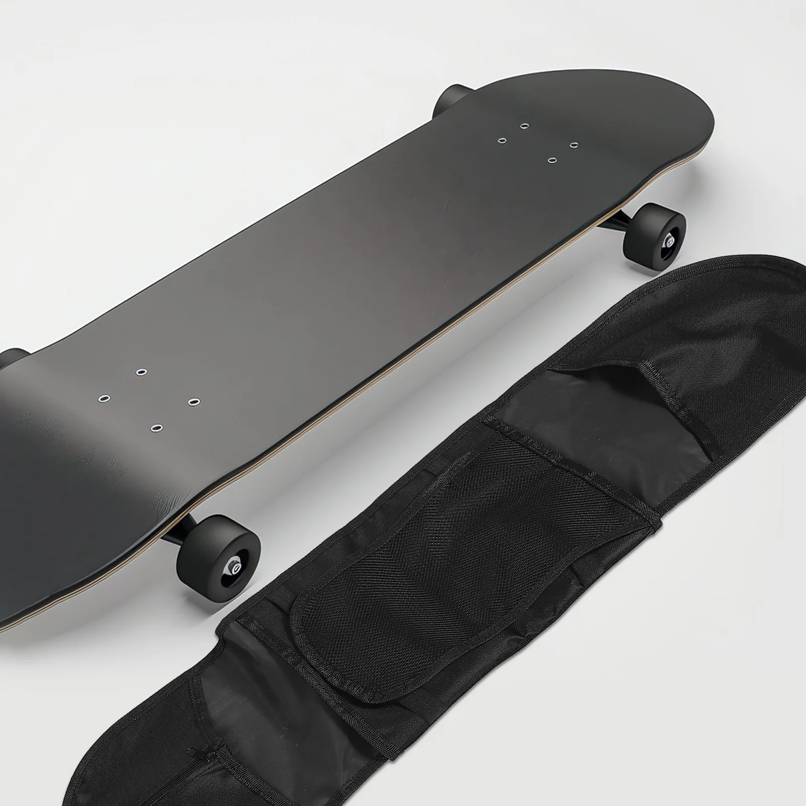 حقيبة كتف لحقيبة لوح التزلج، حقيبة ظهر شبكية حماية متينة، رياضية خارجية، منظم حقيبة حمل لوح التزلج