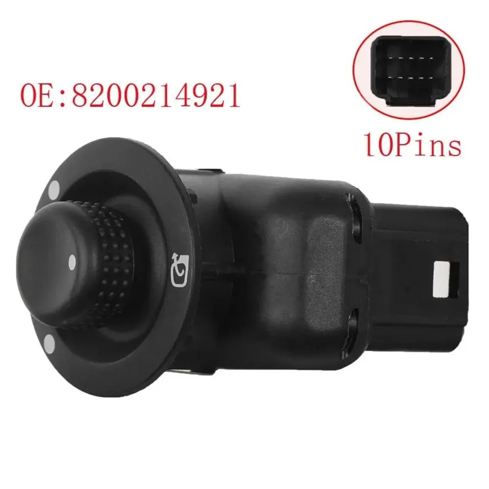 

8200214921 8200676529 Electric Wing Side Mirror Knob Control Switch Button With Folding For Renault Captur Clio MK4 Modus Captur
