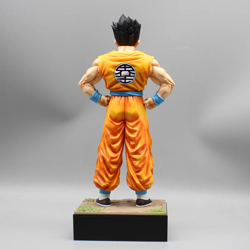 32cm Dragon Ball Infinite Z Warrior GK Yamcha Anime Figure akimbo with Base Statue Model doll Desktop Ornament Children Toy Gift