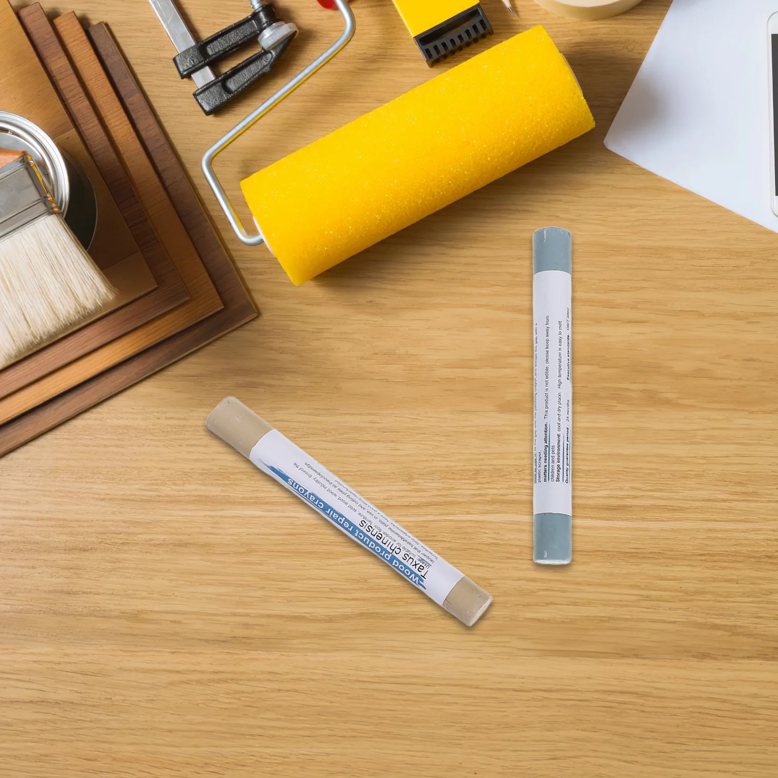 16 قطعة علامات إصلاح الأثاث حشو العصي للأرضيات خزائن السرير الخشب خدش إصلاح أقلام اللمس يصل الطباشير