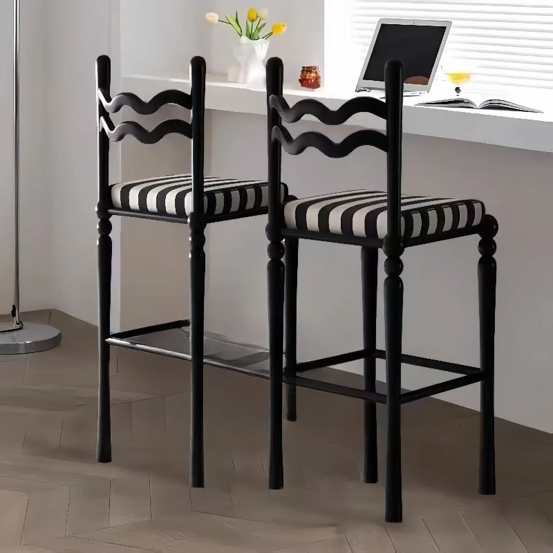 

Professional Barber Bar Chairs Relaxing Comfortable With Back Design Bar Chairs Restaurant Accent Taburete Alto Home Furniture