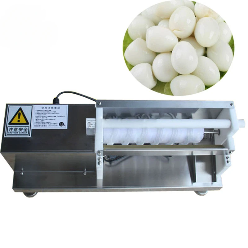 New high-efficiency design automatic shelling machine quail egg shelling  machine peeling hulling machine