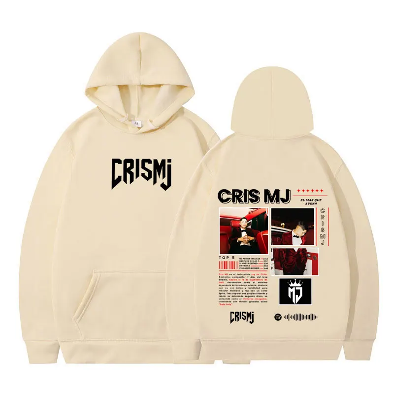 

Худи с графикой альбома CRIS MJ, тур 2026, подарок для фанатов, модные толстовки унисекс, свободные повседневные флисовые пуловеры с длинными рукавами