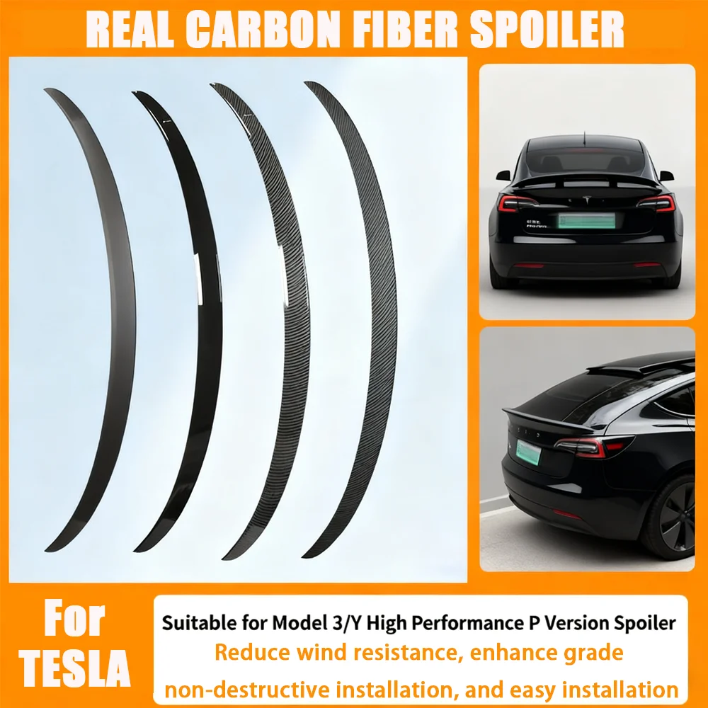 

New Performance Carbon Fiber Spoiler For Tesla Model 3 Highland /Y/3 General Exterior accessories