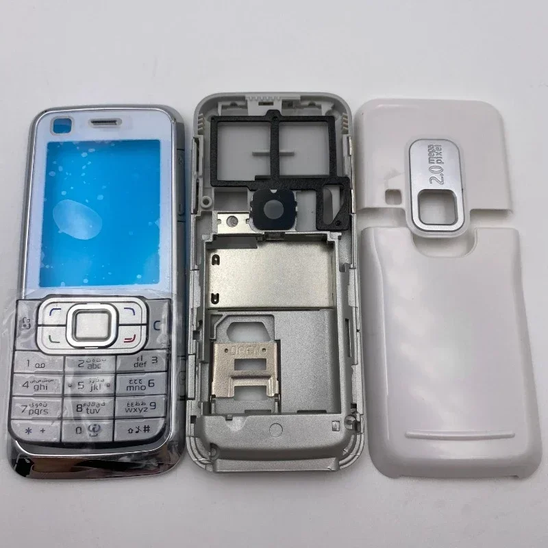 New phone Full housing for Nokia 6120 6120c cover case keypad battery back cover