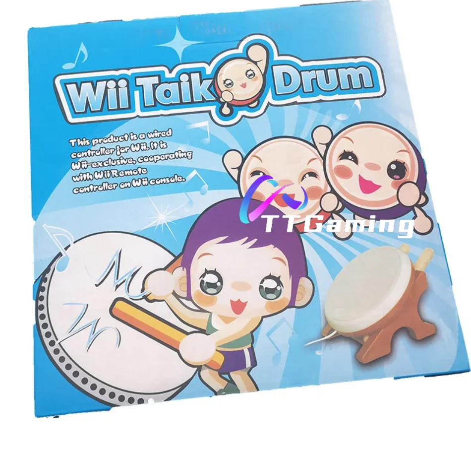 Taiko Drum For Wii Drum Sticks For Nintend Wii Console Controller Video Game Accessories