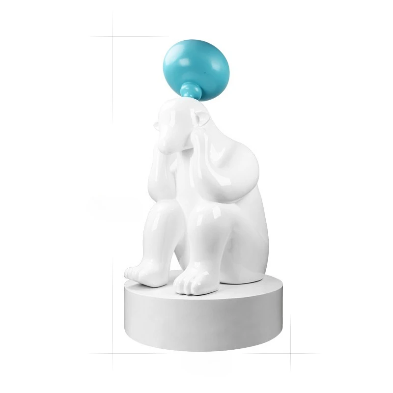 

Balloon Bear Hotel Model Room Soft Decoration Cartoon Polar Bear