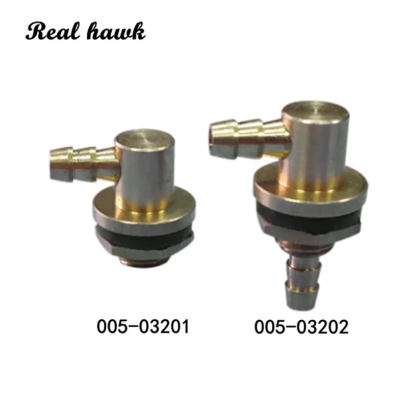 2Pcs Copper Fuel Nozzle Outer Dia 14mm Metal Oiler Length 18.5/26.5mm Long Short Oil Nipple For RC Model Tank Accessories